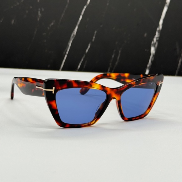 NEW TOM FORD TF871 55V WOMEN CAT EYE SUNGLASSES TOM FORD WYATT FT0871/S 55V main image 4